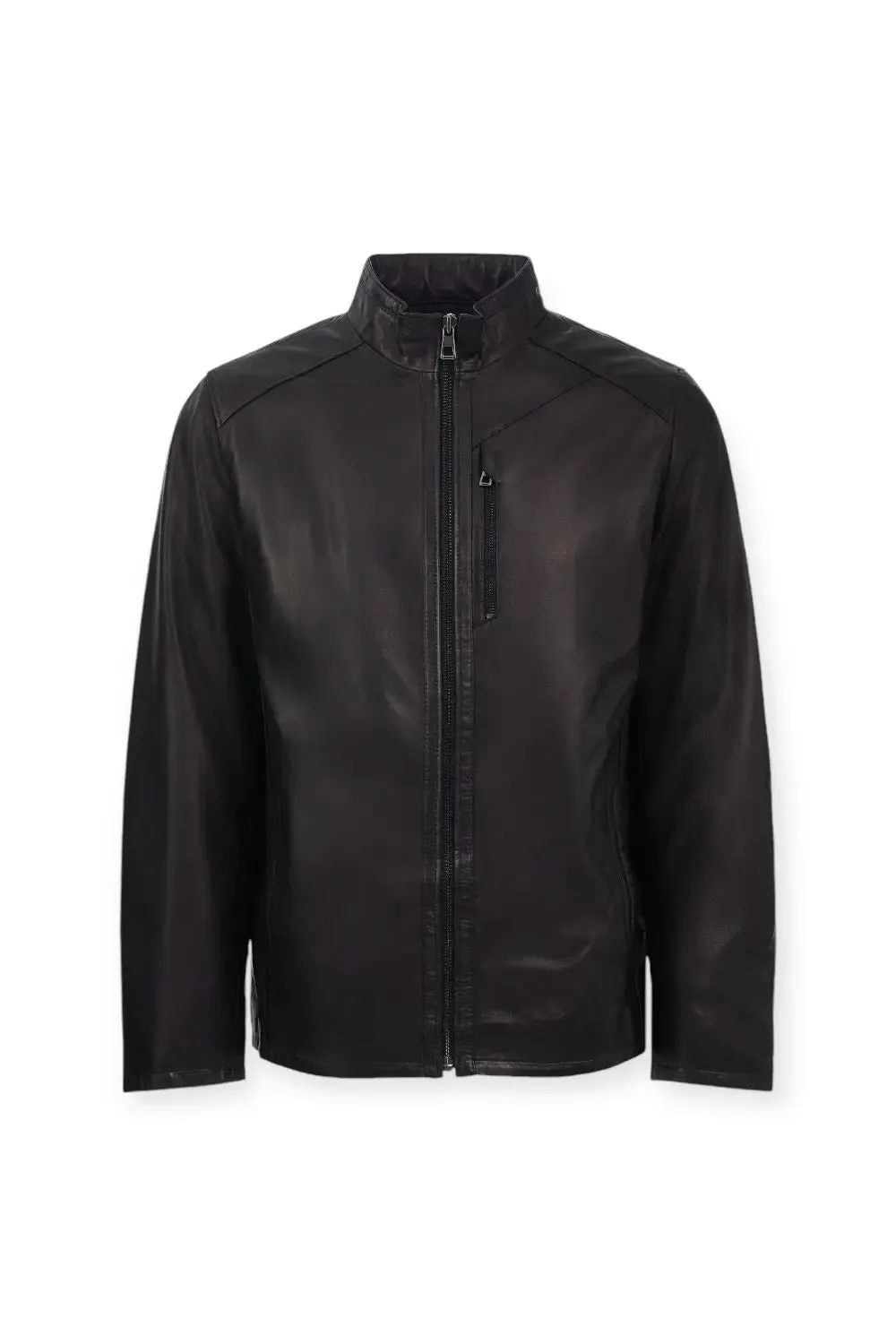 Alberto Leather Utility Jacket