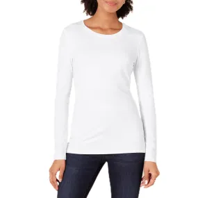 Amazon Essentials Women's Classic-Fit Long-Sleeve Crewneck T-Shirt (Available in Plus Size)