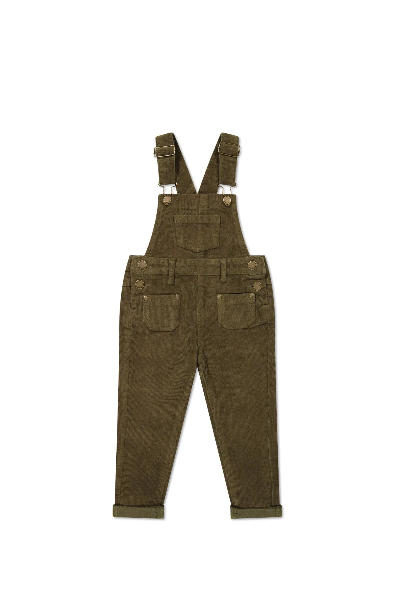 Arlo Cord Overall - Deep Olive