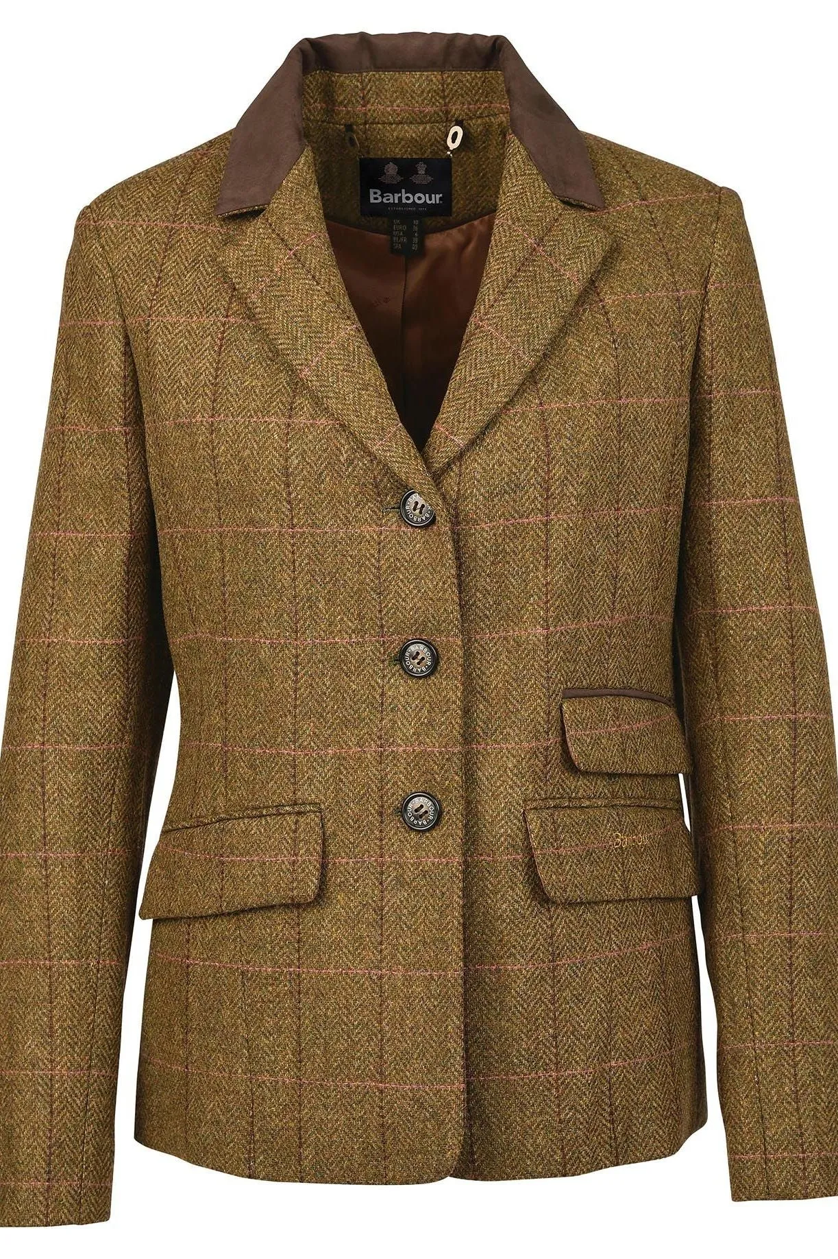 Barbour Tweed jacket Robinson ladies Tweed jacket in Olive LTA0111OL52