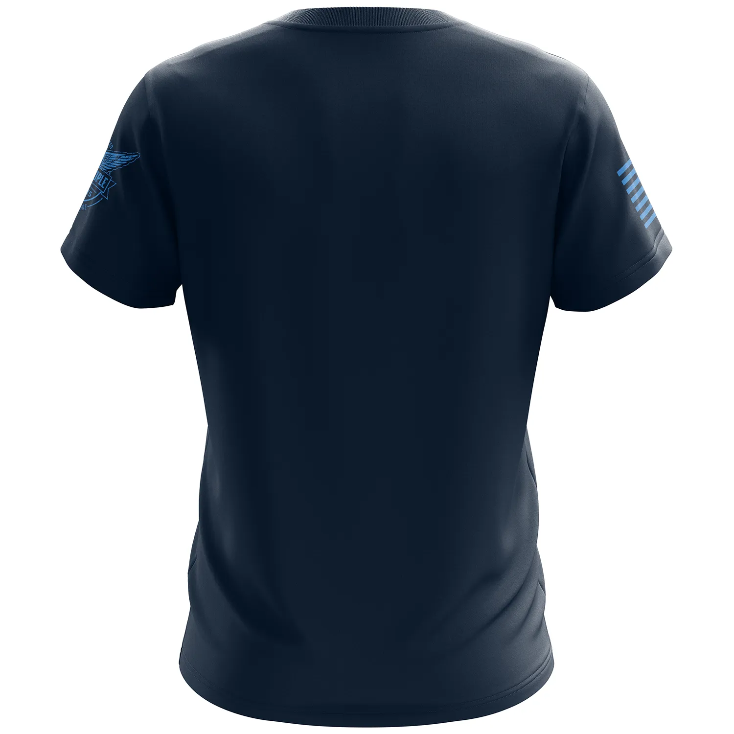 Basic - Navy Blue   Steel Blue Short Sleeve Shirt