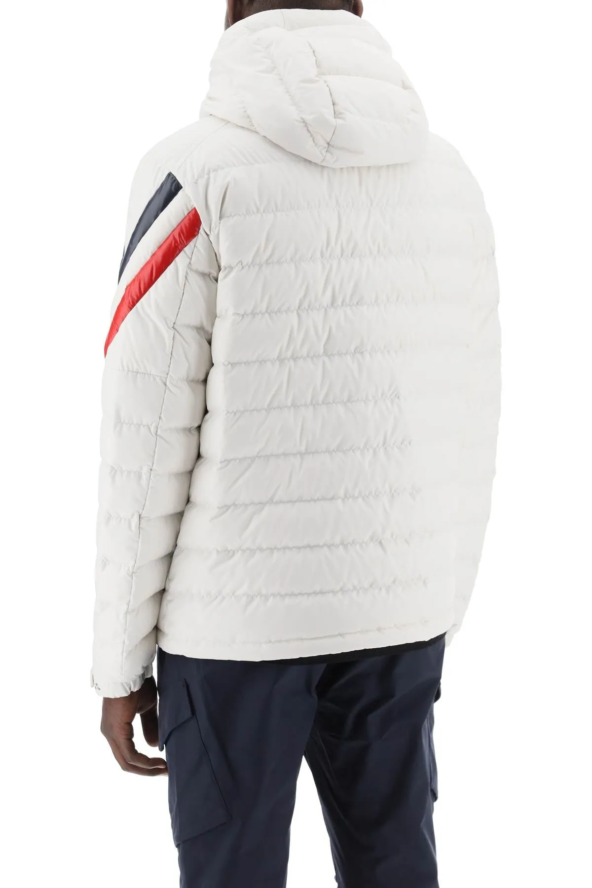 berard down jacket with tricolor intarsia