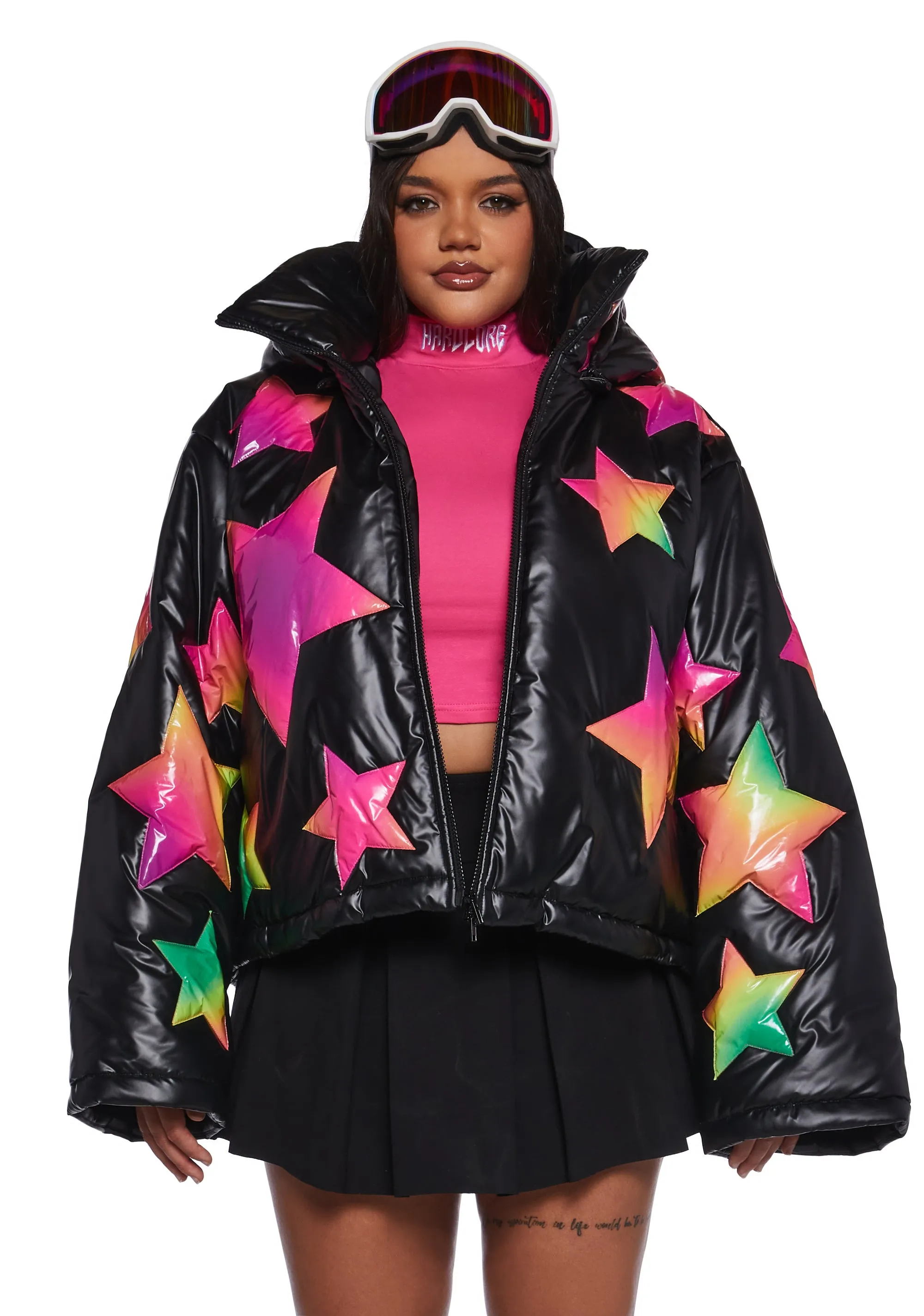 Beyond The Stars Puffer Jacket- Ombre