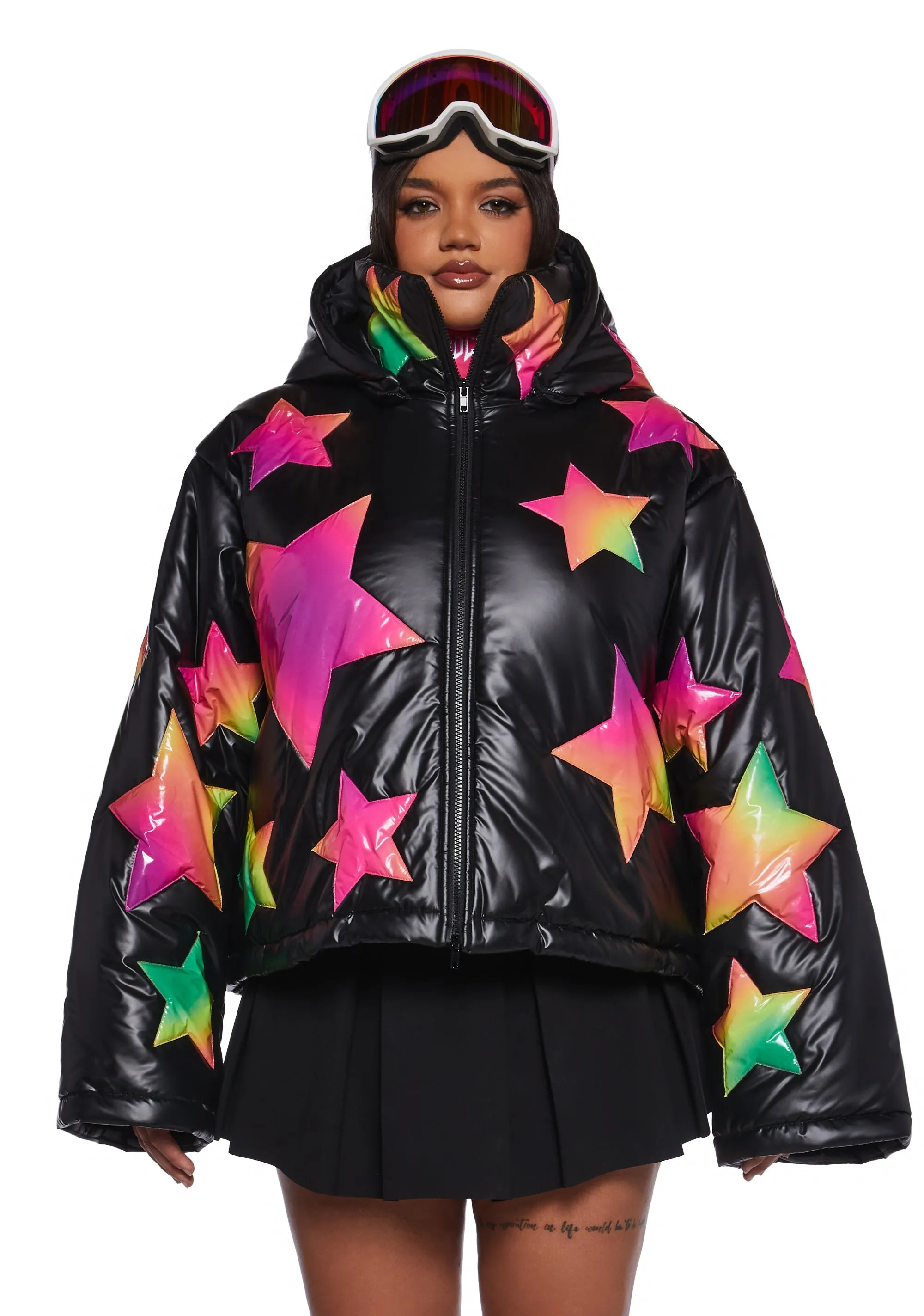 Beyond The Stars Puffer Jacket- Ombre