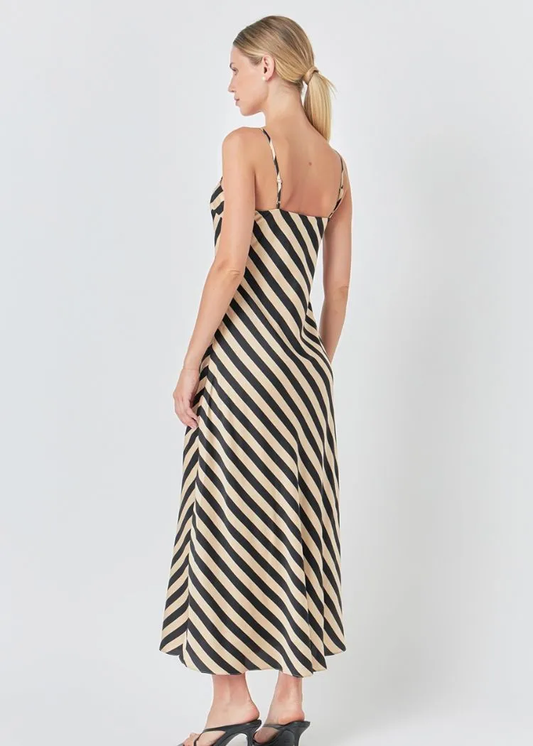 Blaire Stripped Maxi Slip Dress ***FINAL SALE***