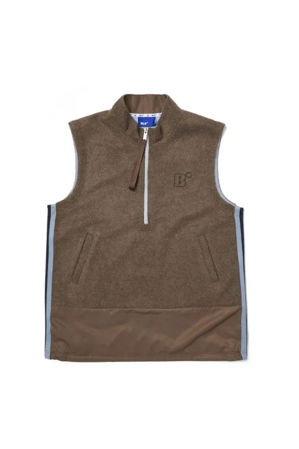 [BLUDOT] KNIT ZIP-UP VEST_BR