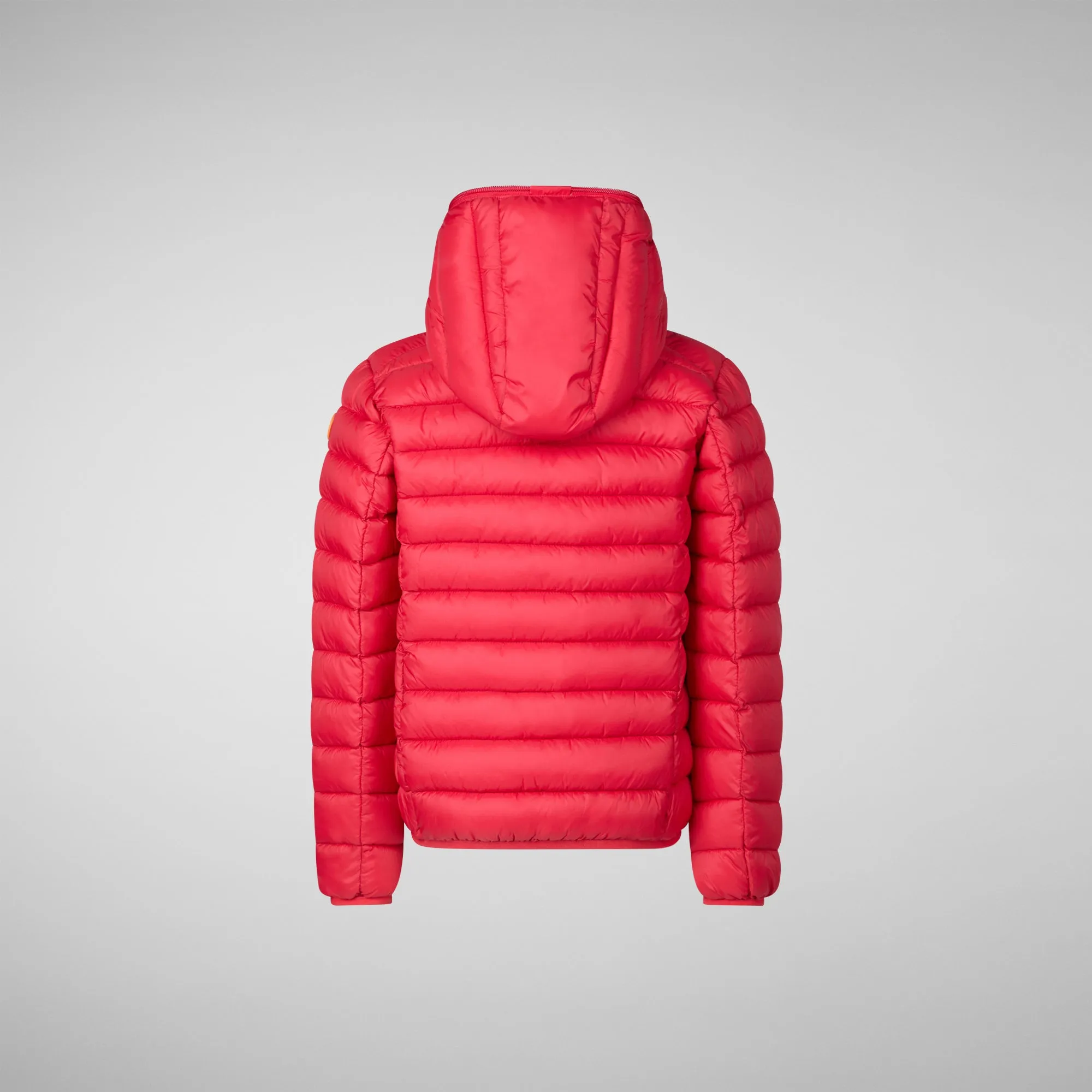 Boys' animal free puffer jacket Dony in tango red