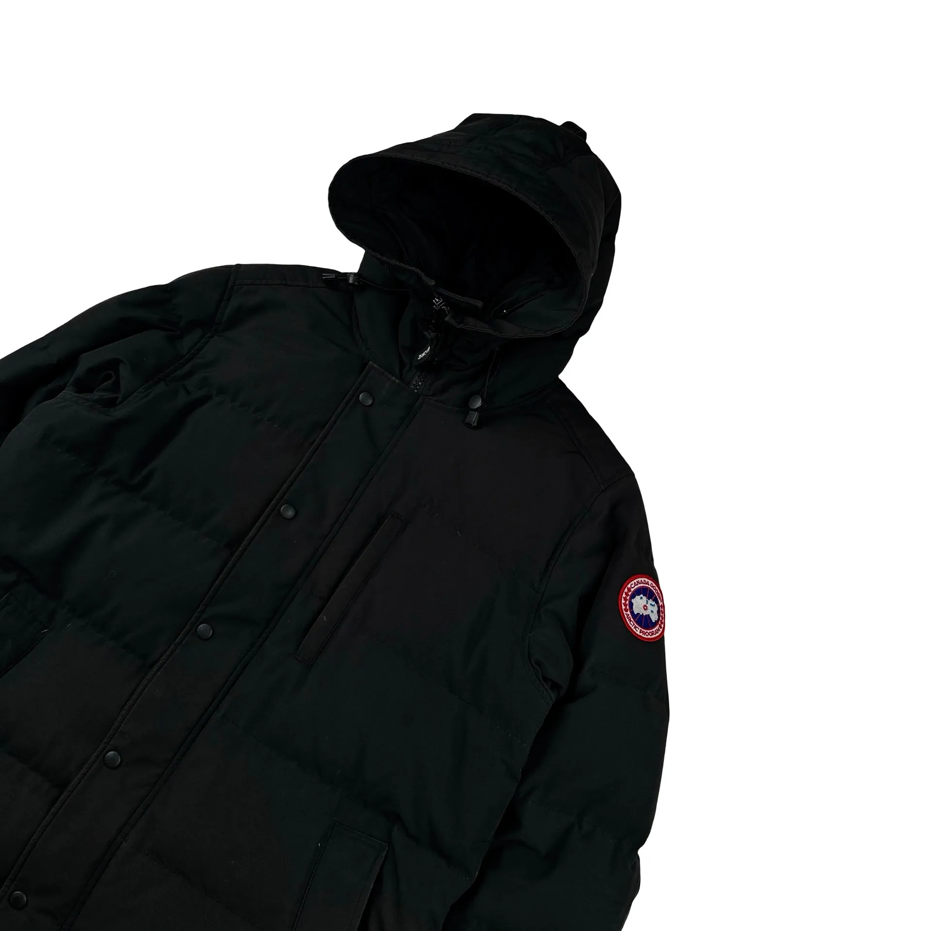 Canada Goose Black Carson Premium Down Hooded Parka Jacket - XL