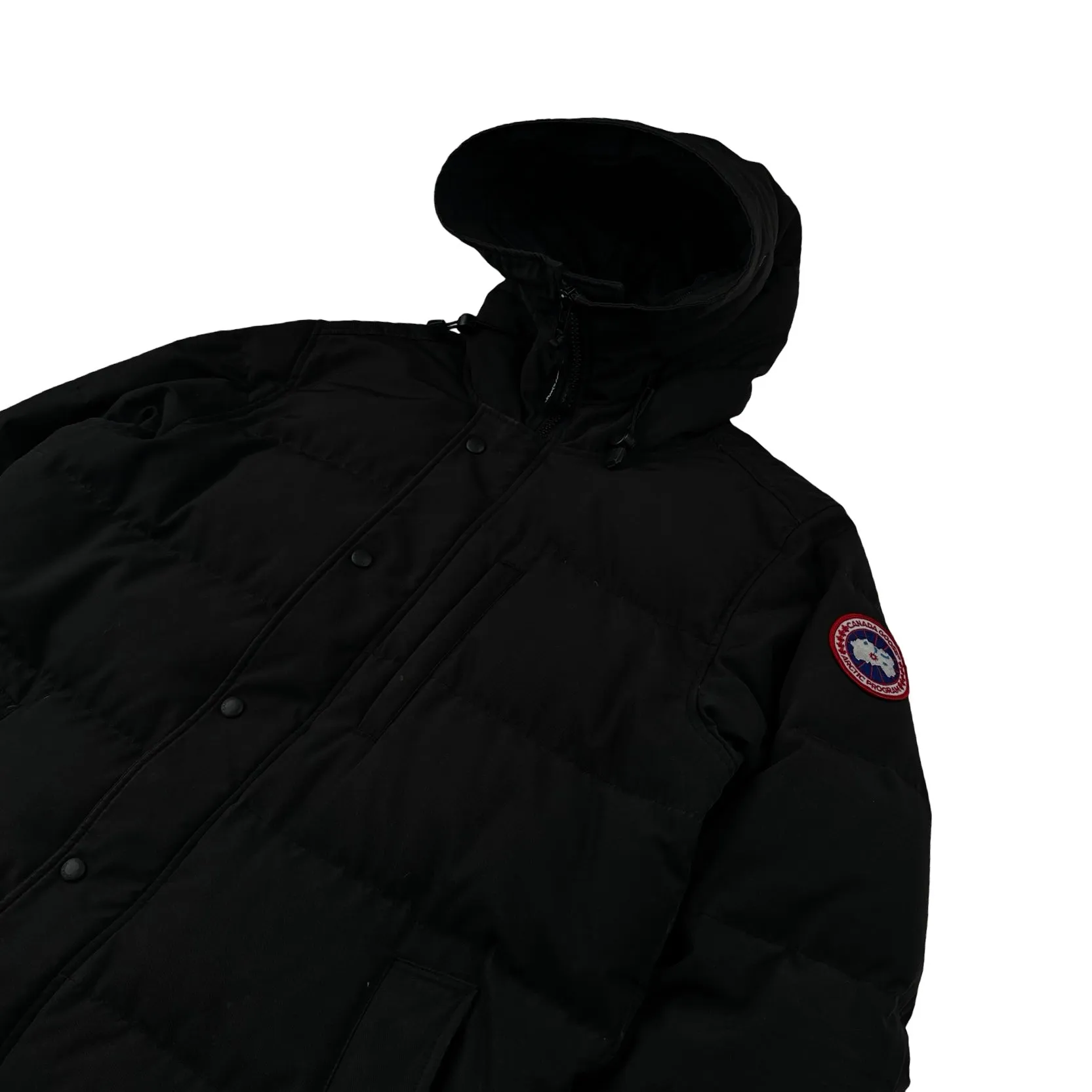 Canada Goose Black Carson Premium Down Hooded Parka Jacket - XL