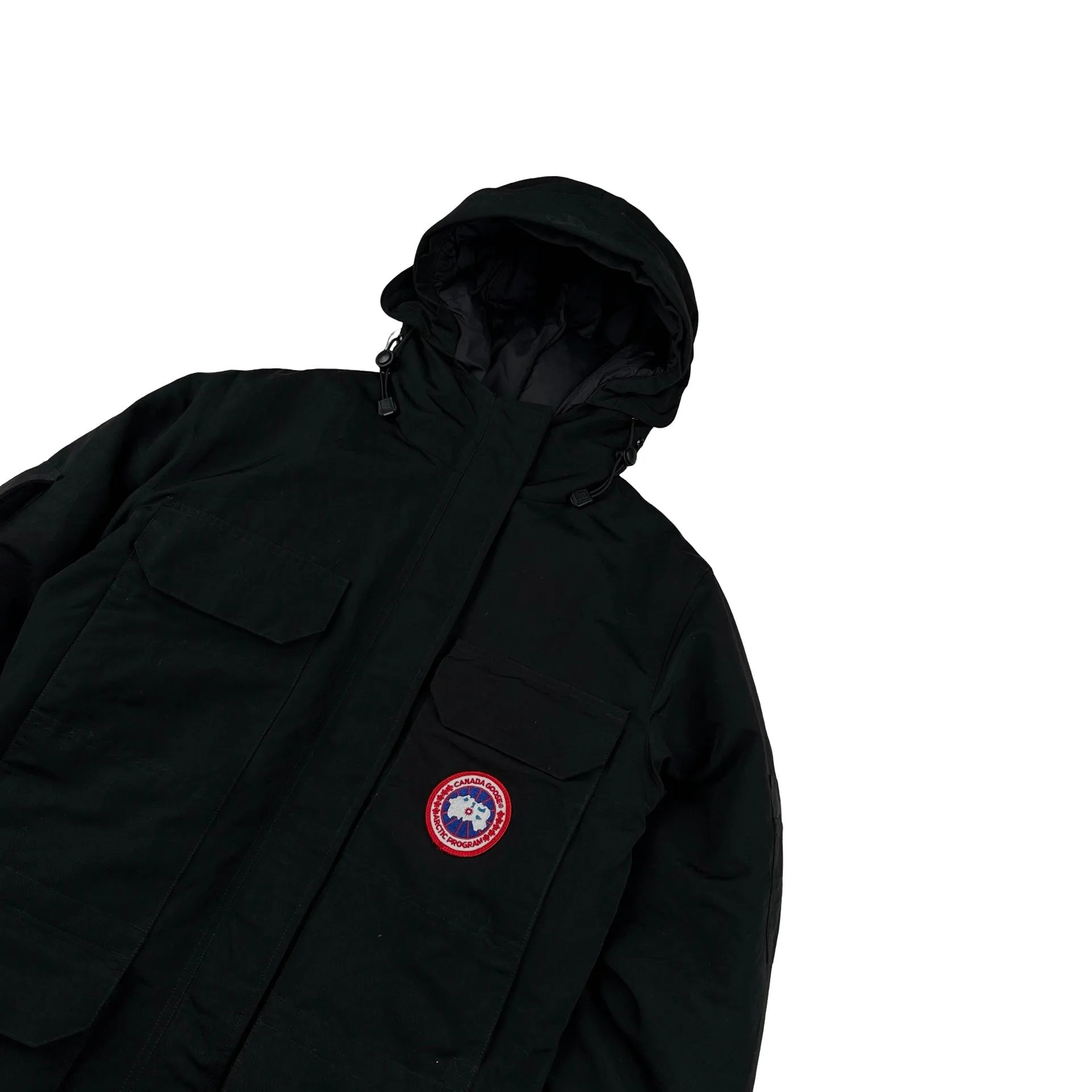 Canada Goose Black Premium Down Expedition Parka Jacket - Medium