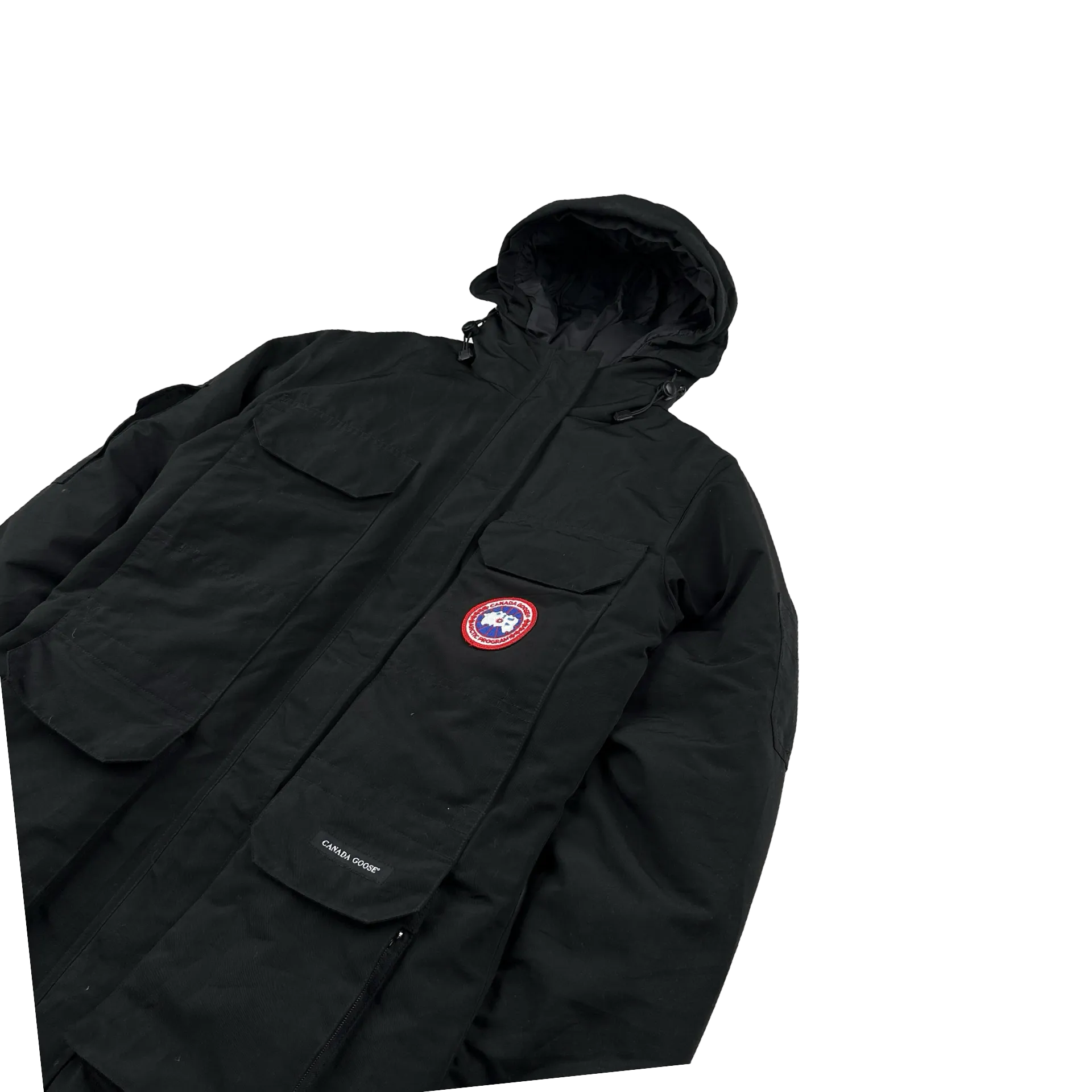 Canada Goose Black Premium Down Expedition Parka Jacket - Medium