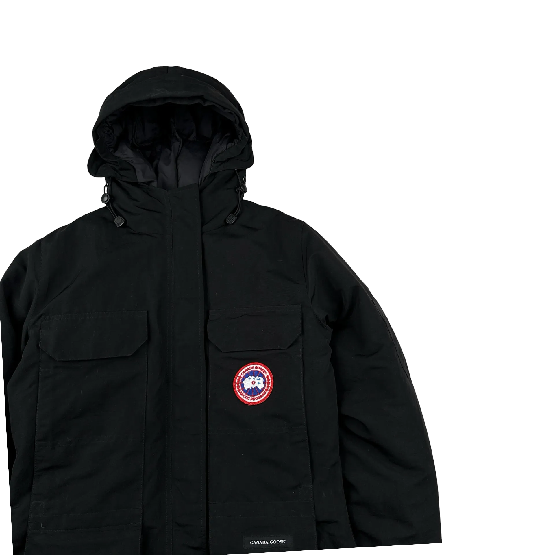 Canada Goose Black Premium Down Expedition Parka Jacket - Medium