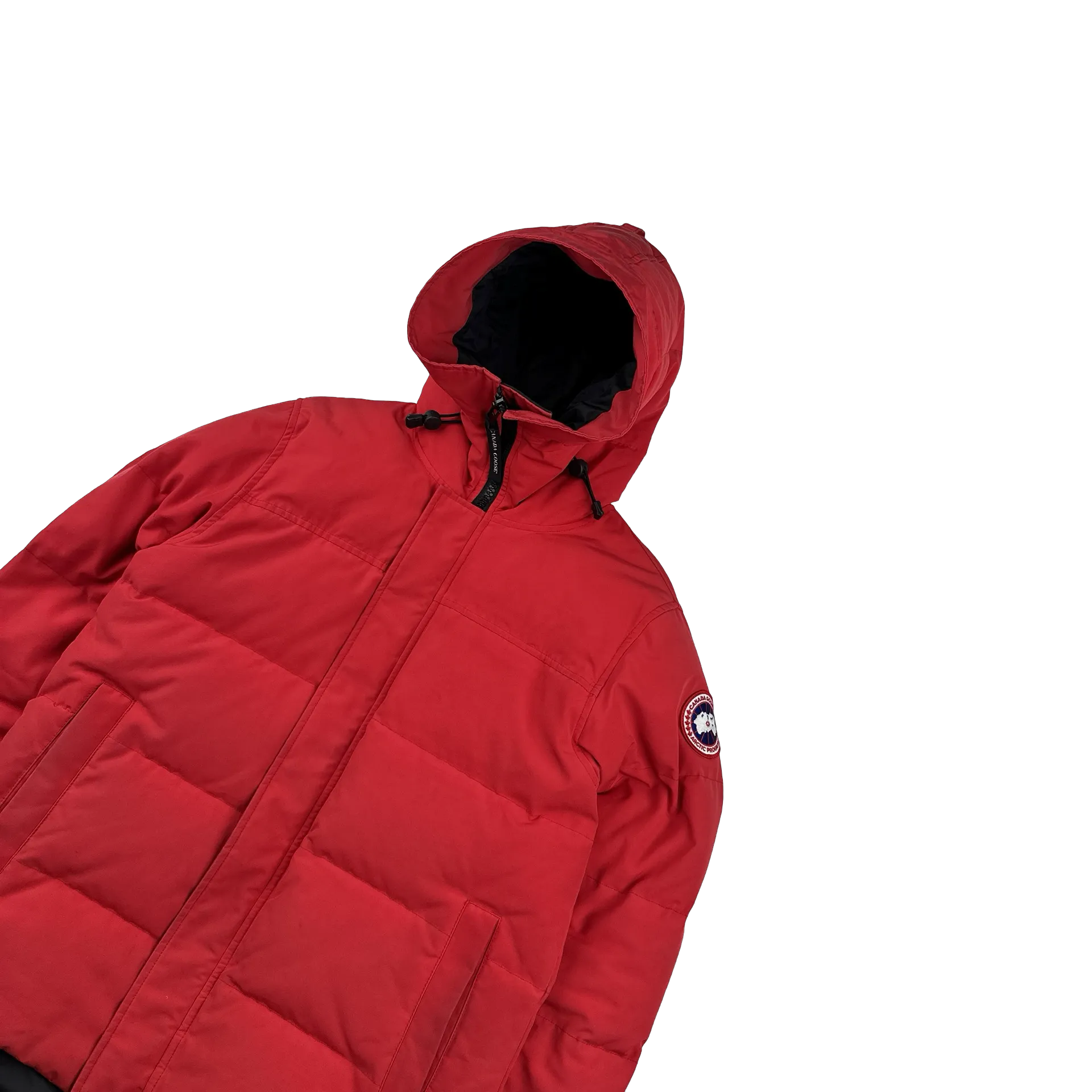 Canada Goose Red Macmilan Premium Down Parka Jacket - Medium