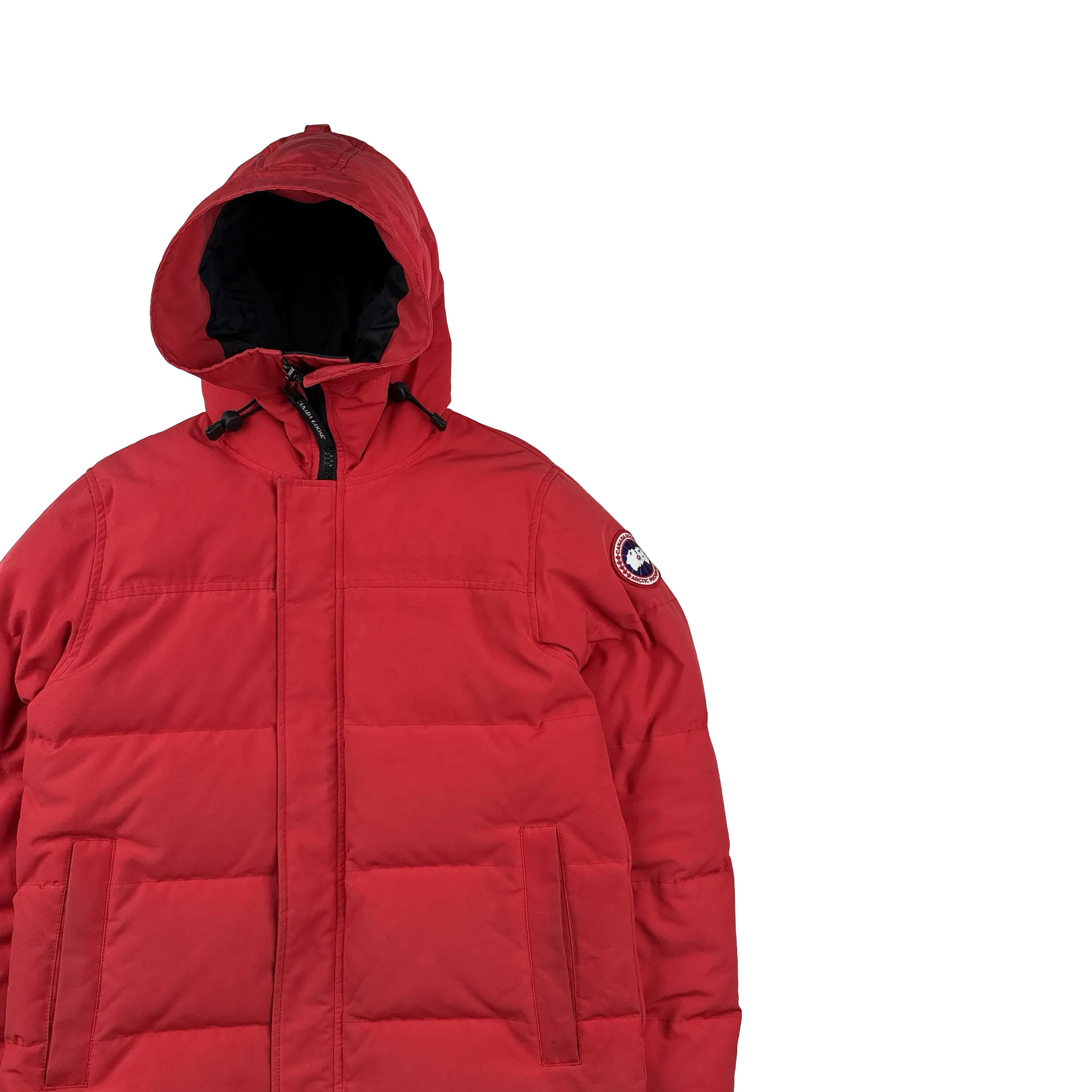 Canada Goose Red Macmilan Premium Down Parka Jacket - Medium