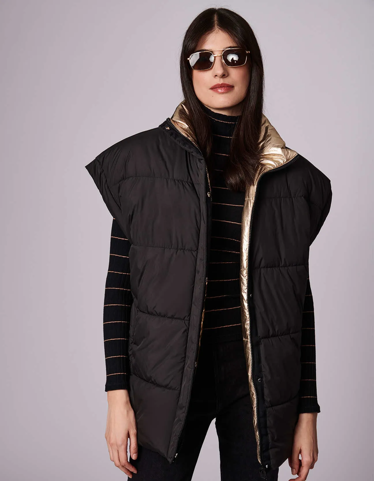 Chalet Chic Reversible Puffer Vest