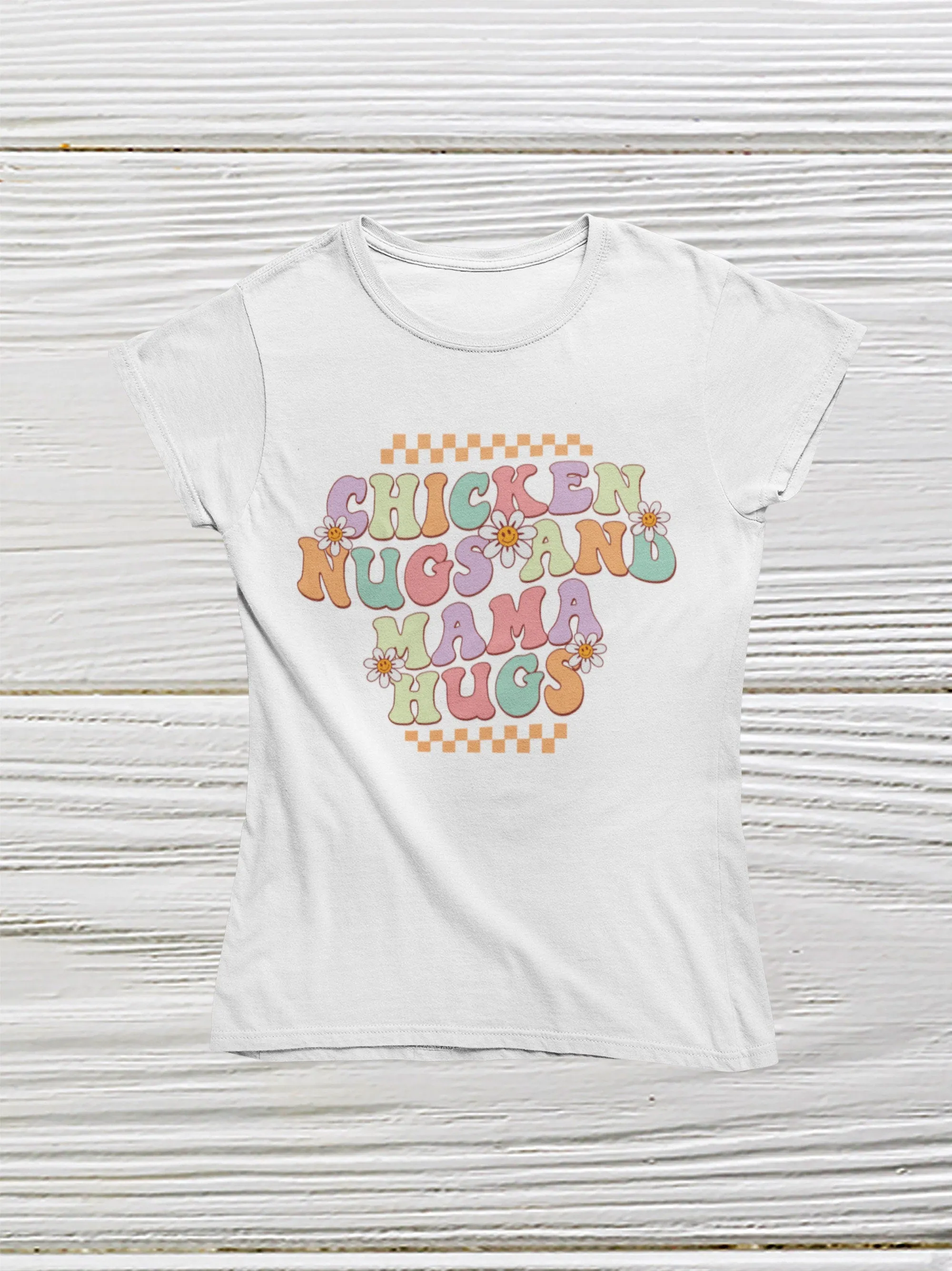 Chicken Nugs and Mama Hugs T-shirt,  Toddler shirt, Kids funny retro shirt, Retro kids shirts, Retro shirts