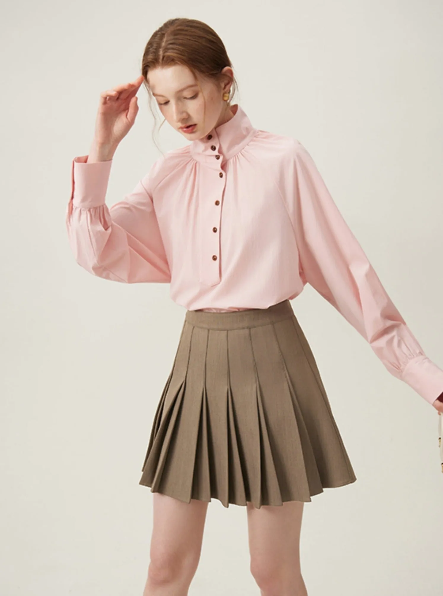 College A-Line Pleated Skirt