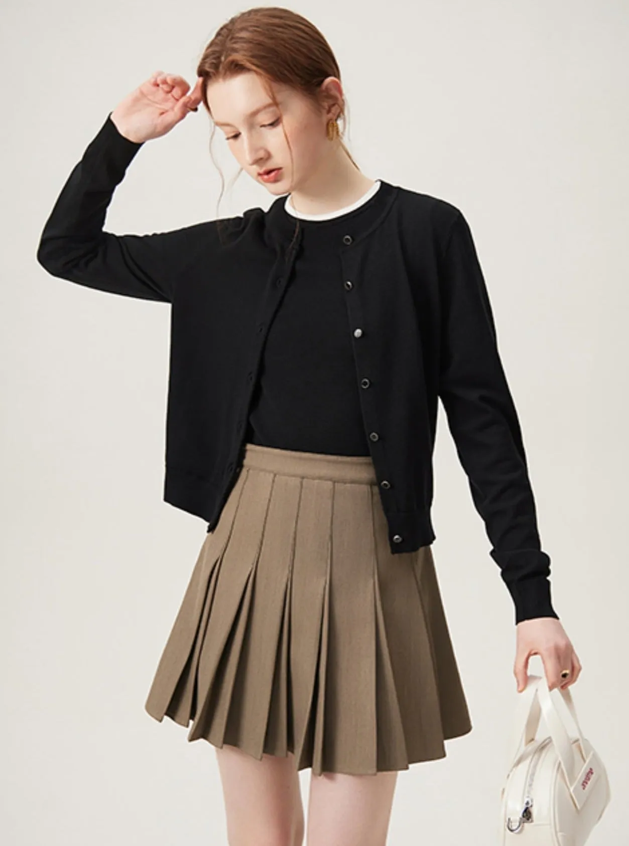 College A-Line Pleated Skirt