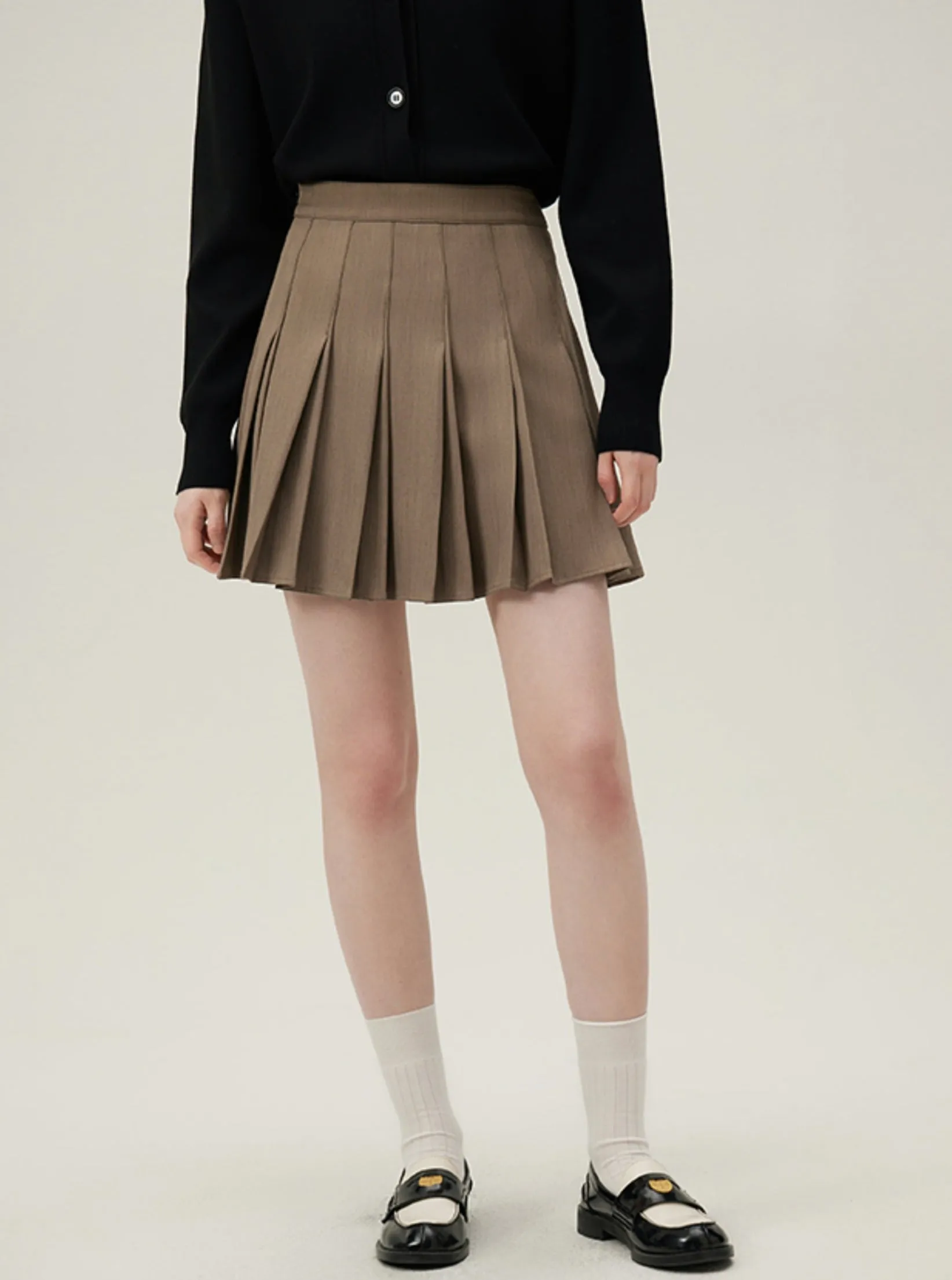 College A-Line Pleated Skirt