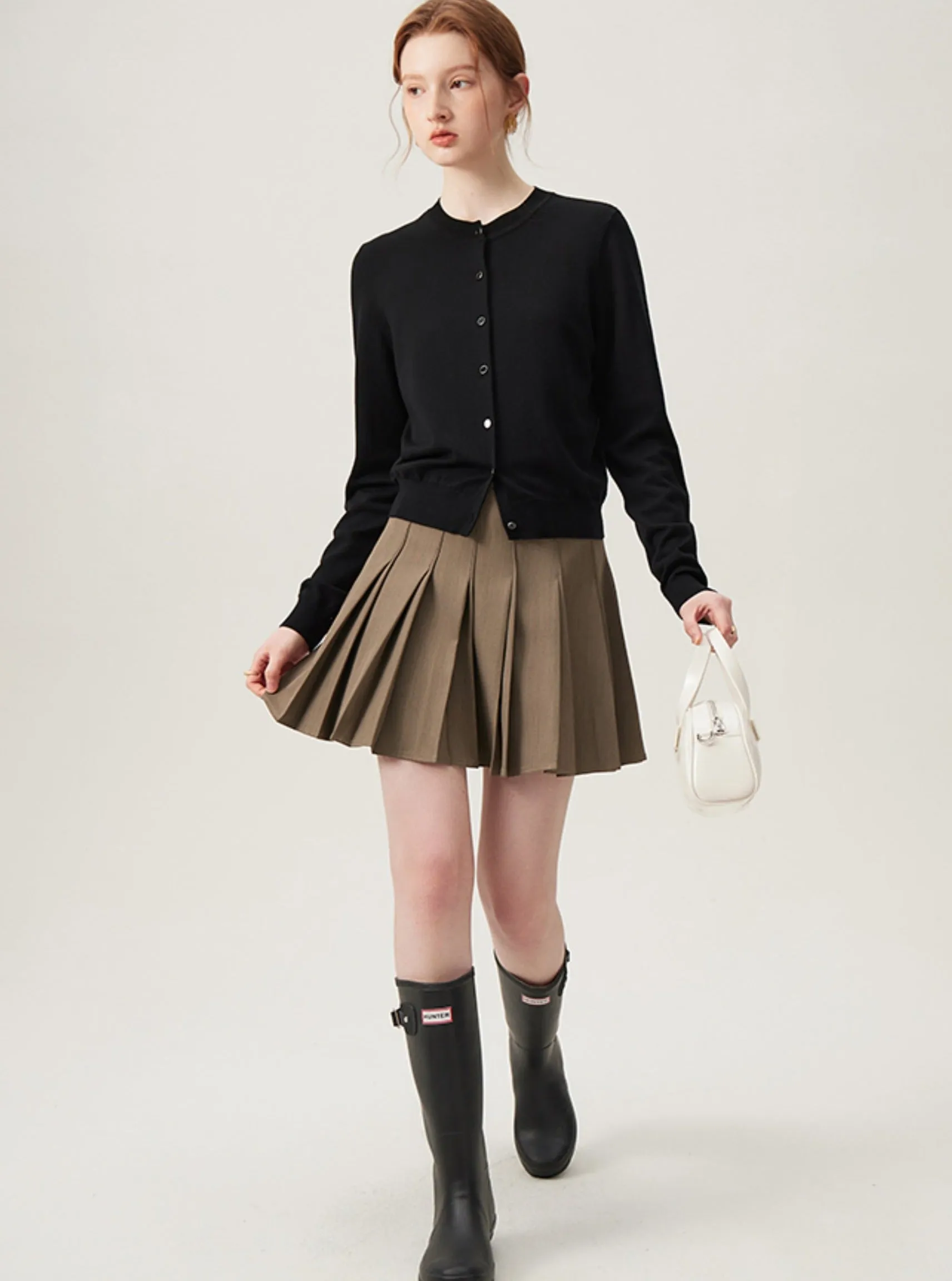 College A-Line Pleated Skirt