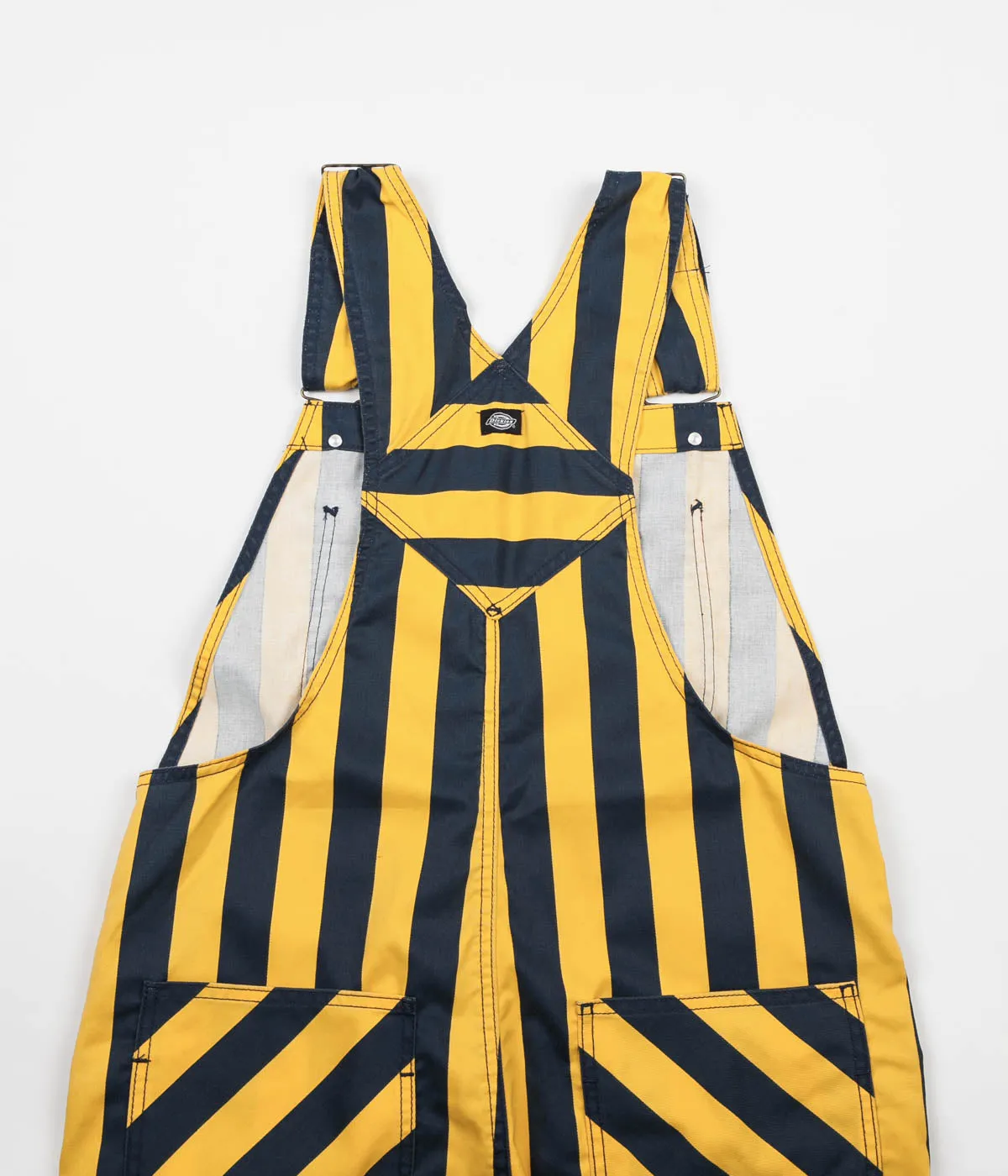 Dickies Livonia Wide Stripe Bib Overall - Custard