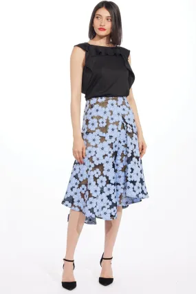 Ellen Skirt - Daisy Blue