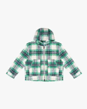 EPTM MOHAIR FLANNEL JACKET-GREEN