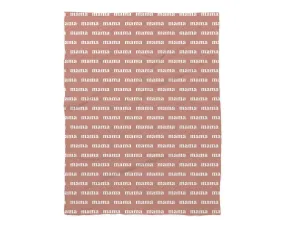 Family Name Minky Blanket - Solid Background Name Repeat *2 Layer