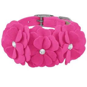 fantasy flower 1/2" collar - sapphire pink