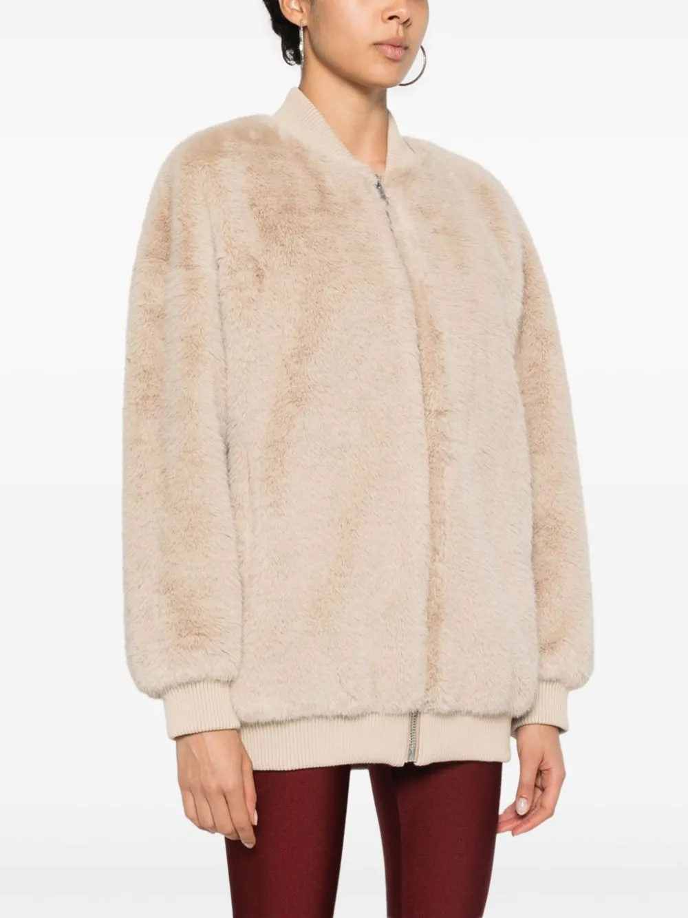 Faux-fur jacket