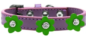 Flower Premium Collar Lavender With Emerald Green Flowers Size 20