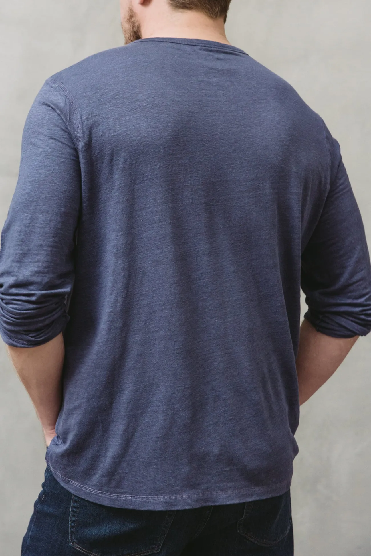 HARRISON LINEN HENLEY