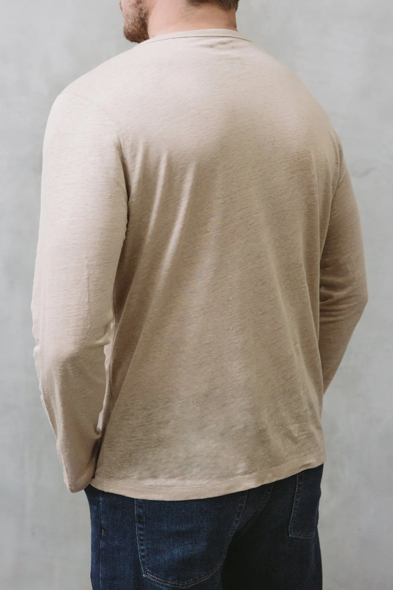 HARRISON LINEN HENLEY