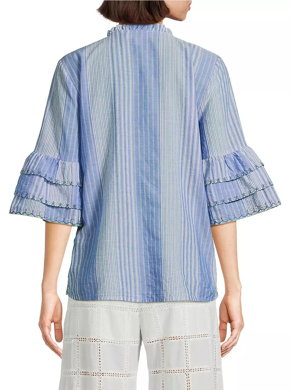 Johnny Was Ruffle Sleeve Blouse - Jeanette