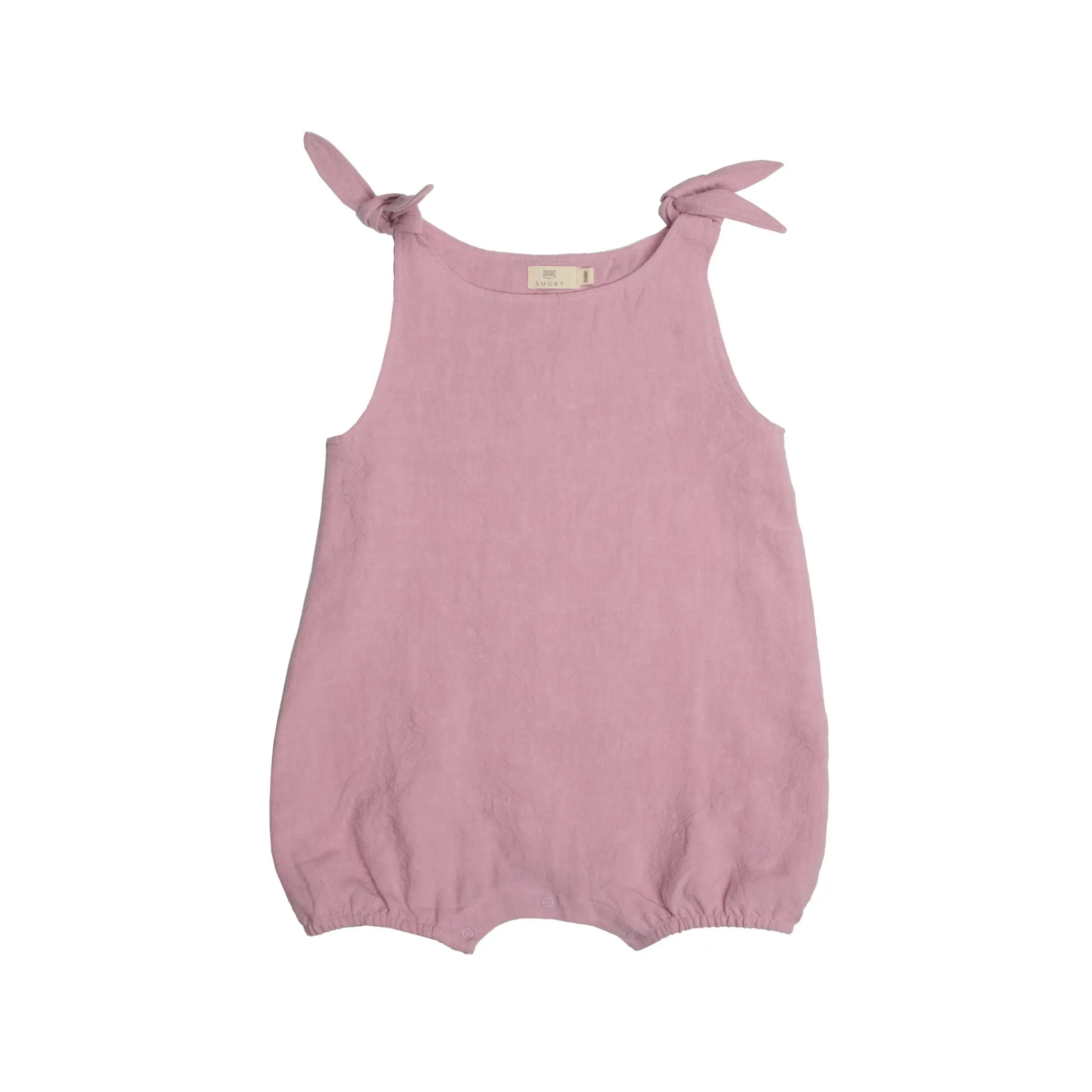 Linen Baby Relaxed Overall Lilac