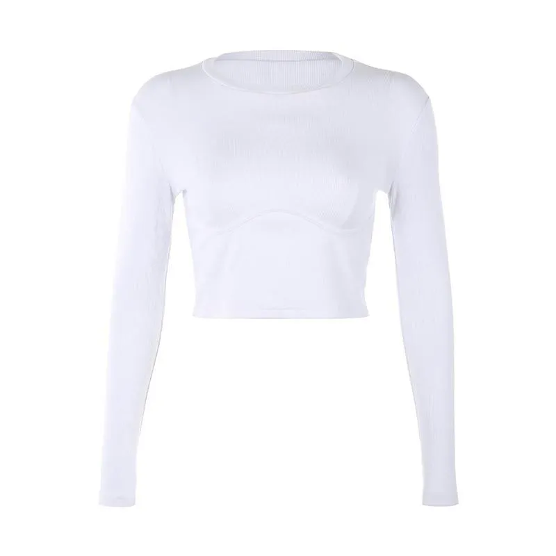 Long Sleeve Crop Top