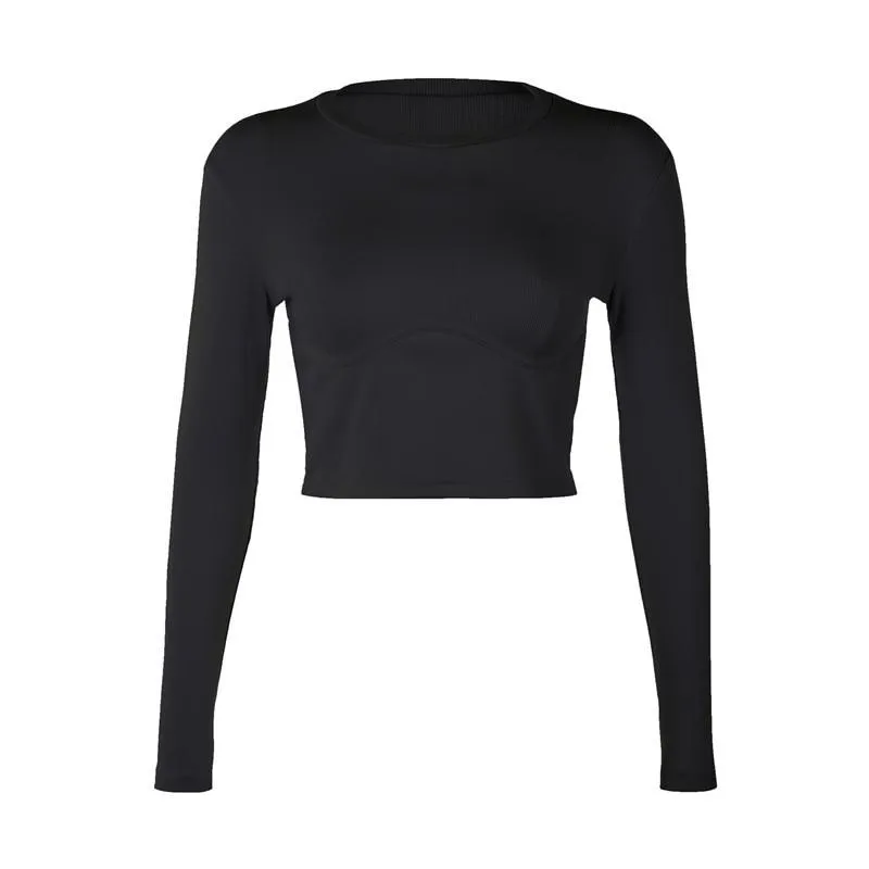 Long Sleeve Crop Top