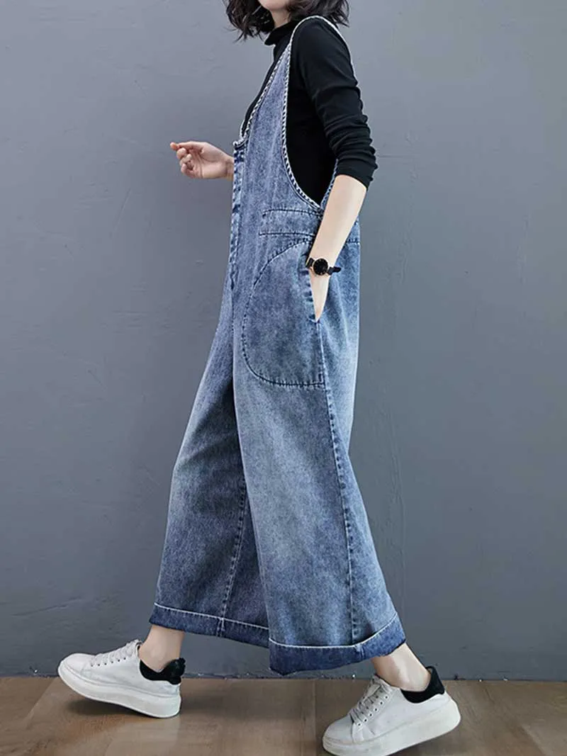 Look Good Denim Overall Dungarees