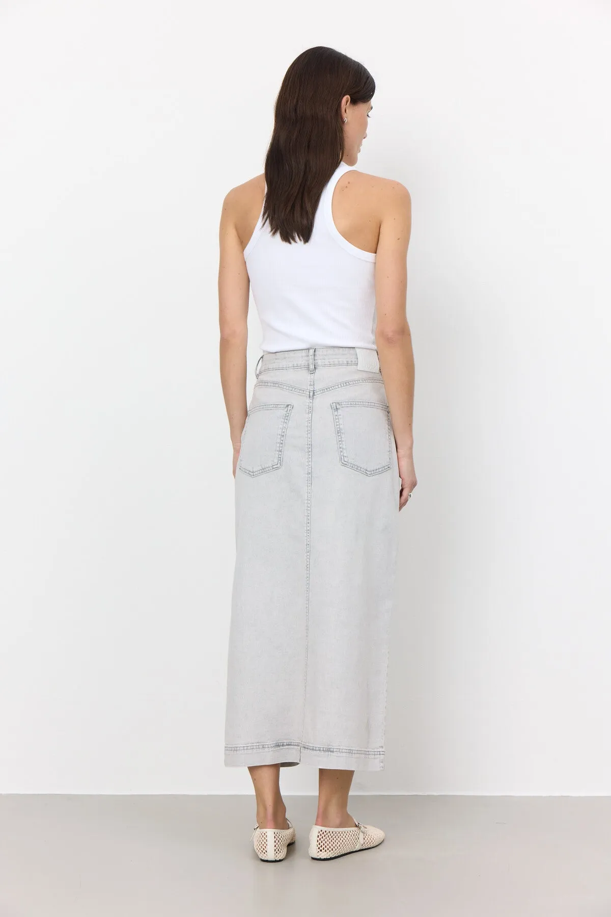 LR-GILL 1 Skirt Light grey