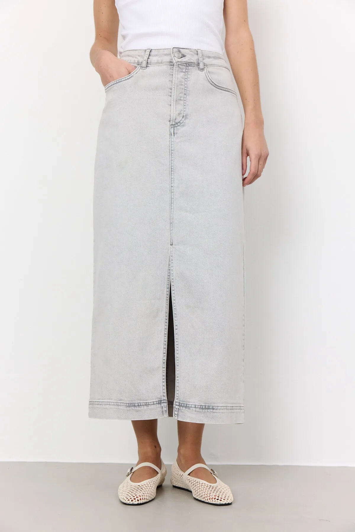 LR-GILL 1 Skirt Light grey