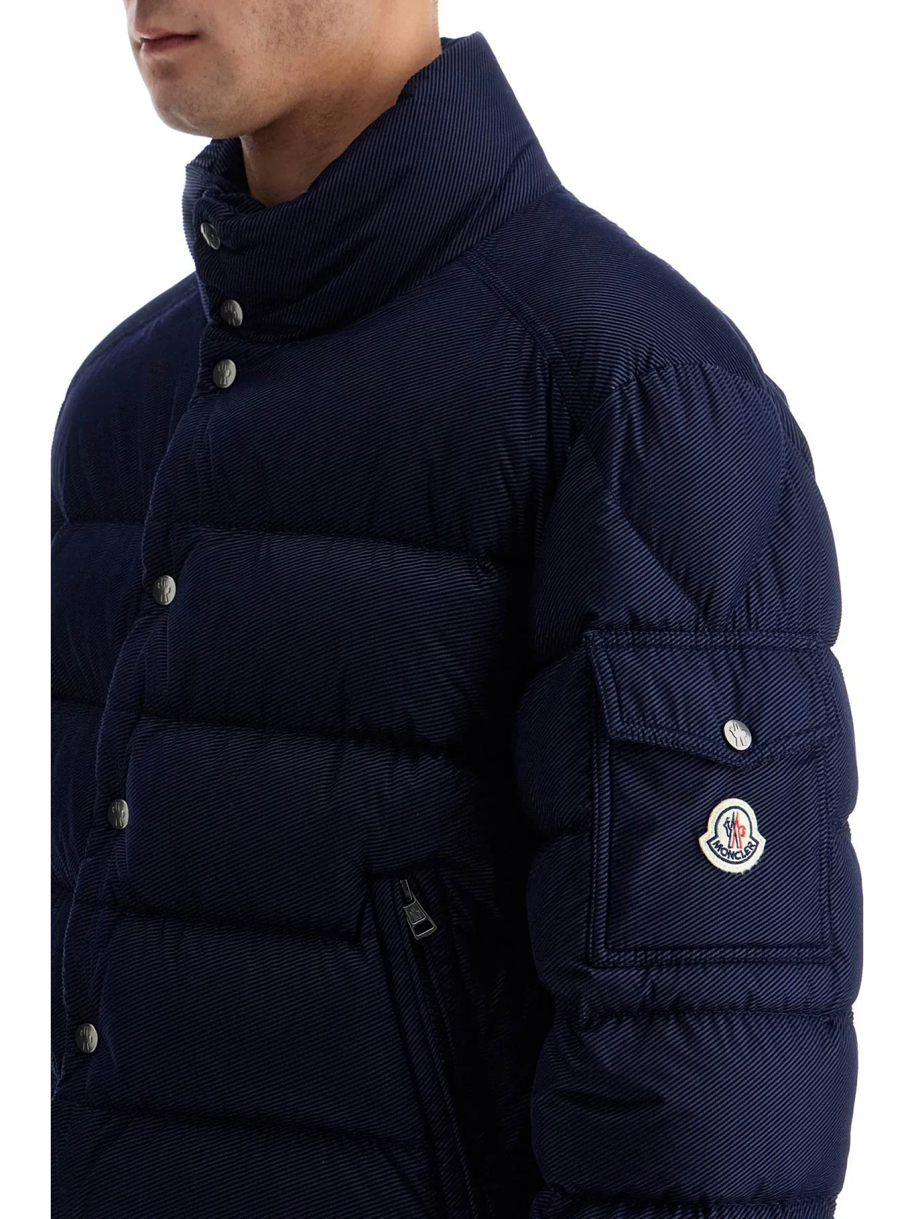 Lule Flocked Down Puffer Jacket