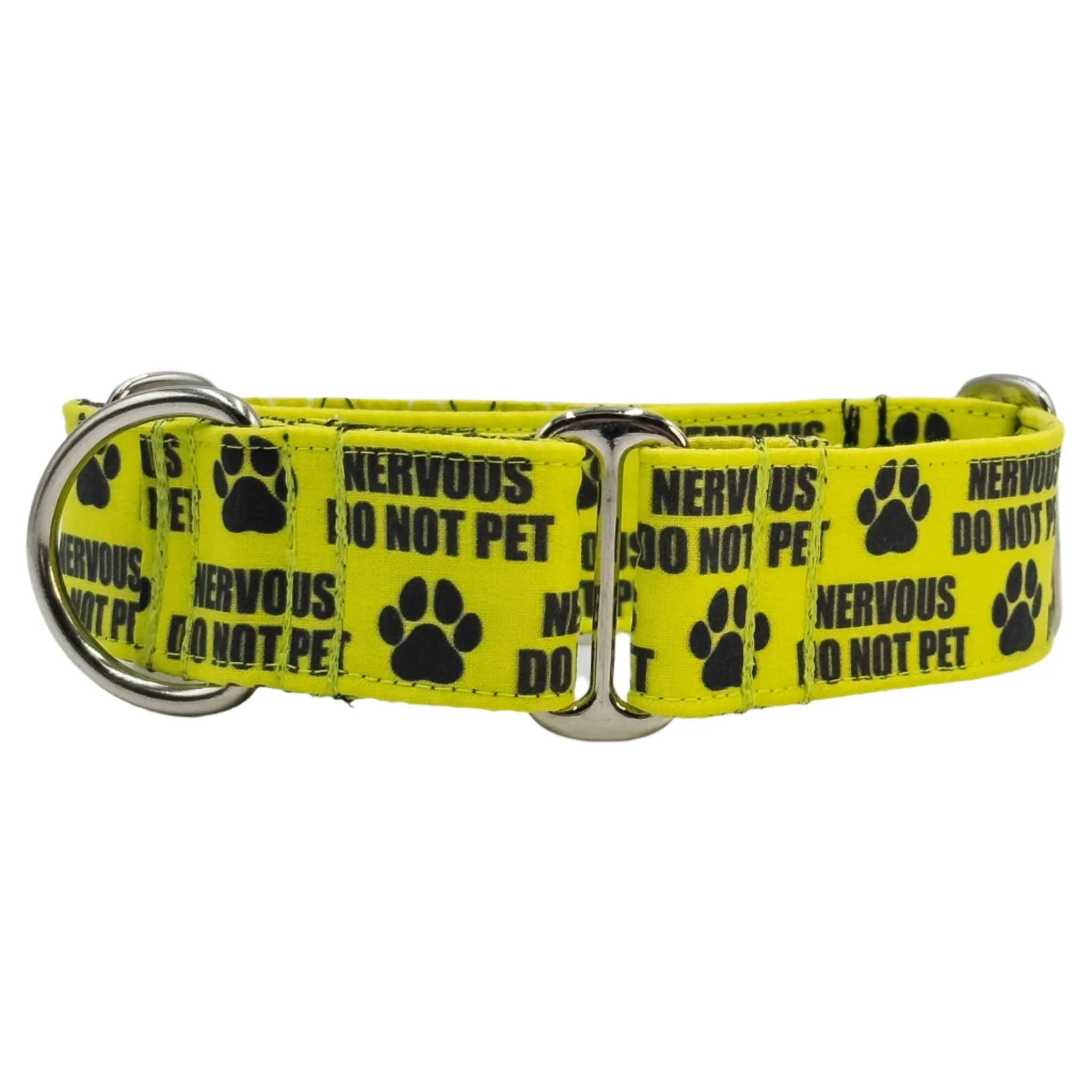 Martingale Collar - Nervous Do Not Pet