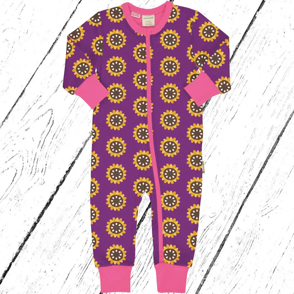 Maxomorra Overall Rompersuit GARDEN SUNFLOWER