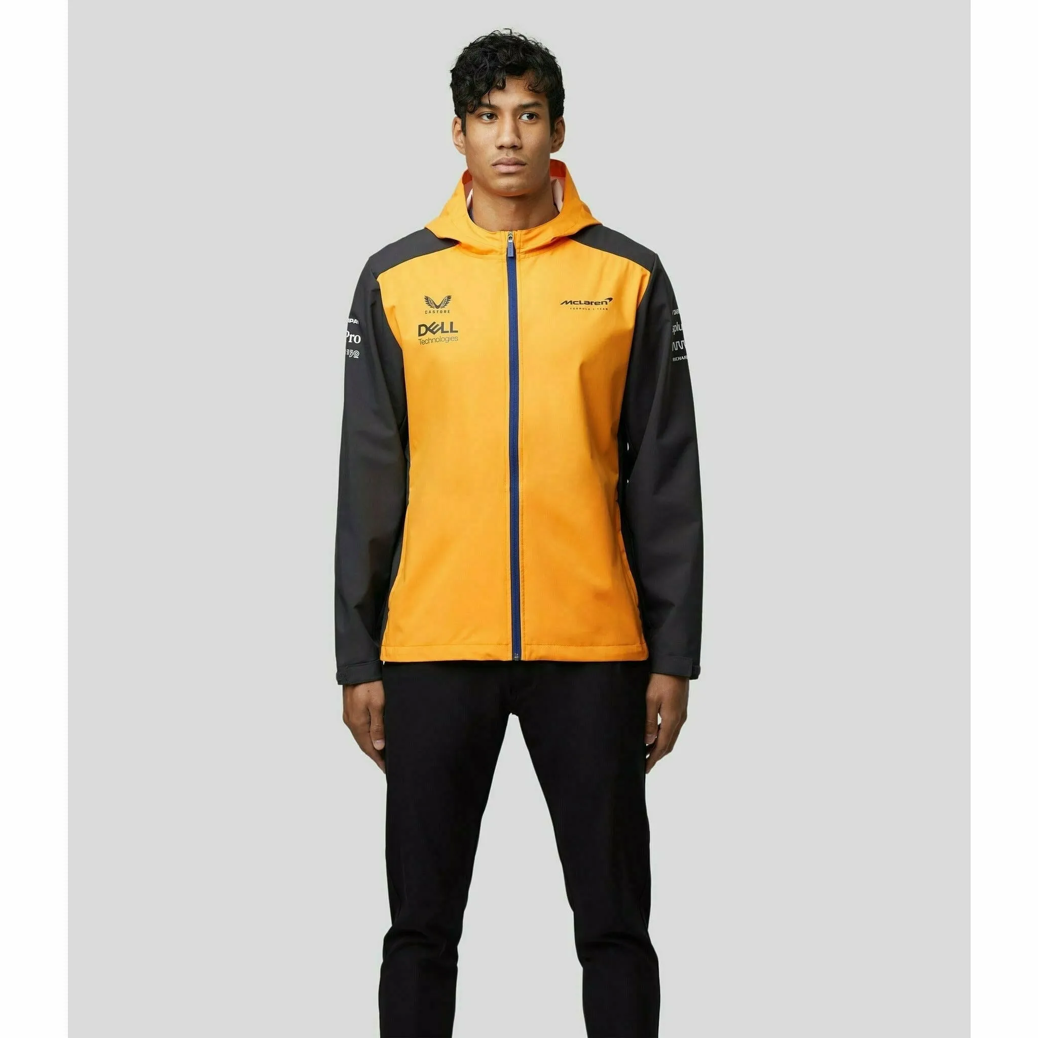 McLaren F1 Men's Team Water Resistant Jacket- Papaya