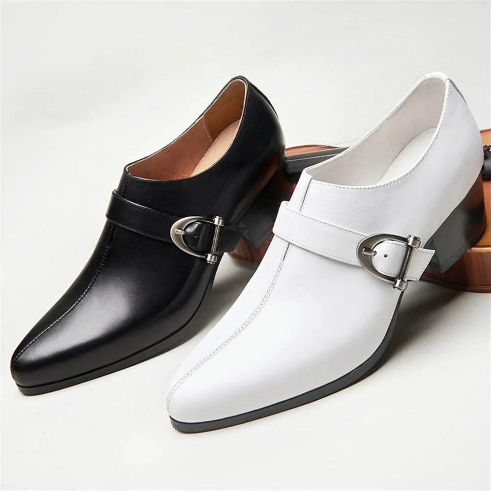 Men Low Top Monk Strap Formal Shoes