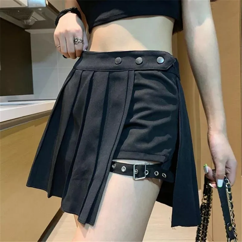 Mini Skirt With Shorts Underneath