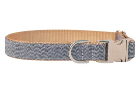 Navy Twill Dog Collar