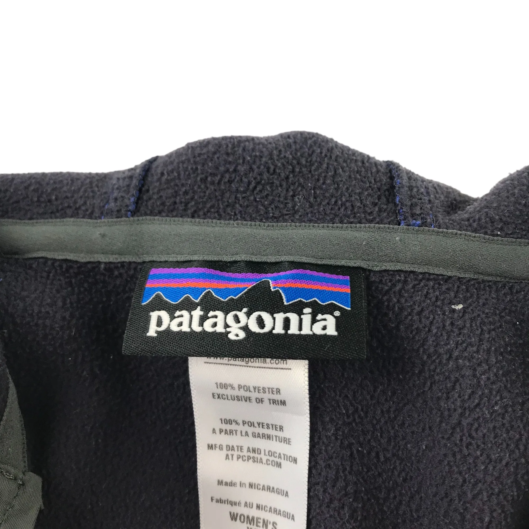 Patagonia Hoodie Size Women XS Blue Full Zipper Sweater Top