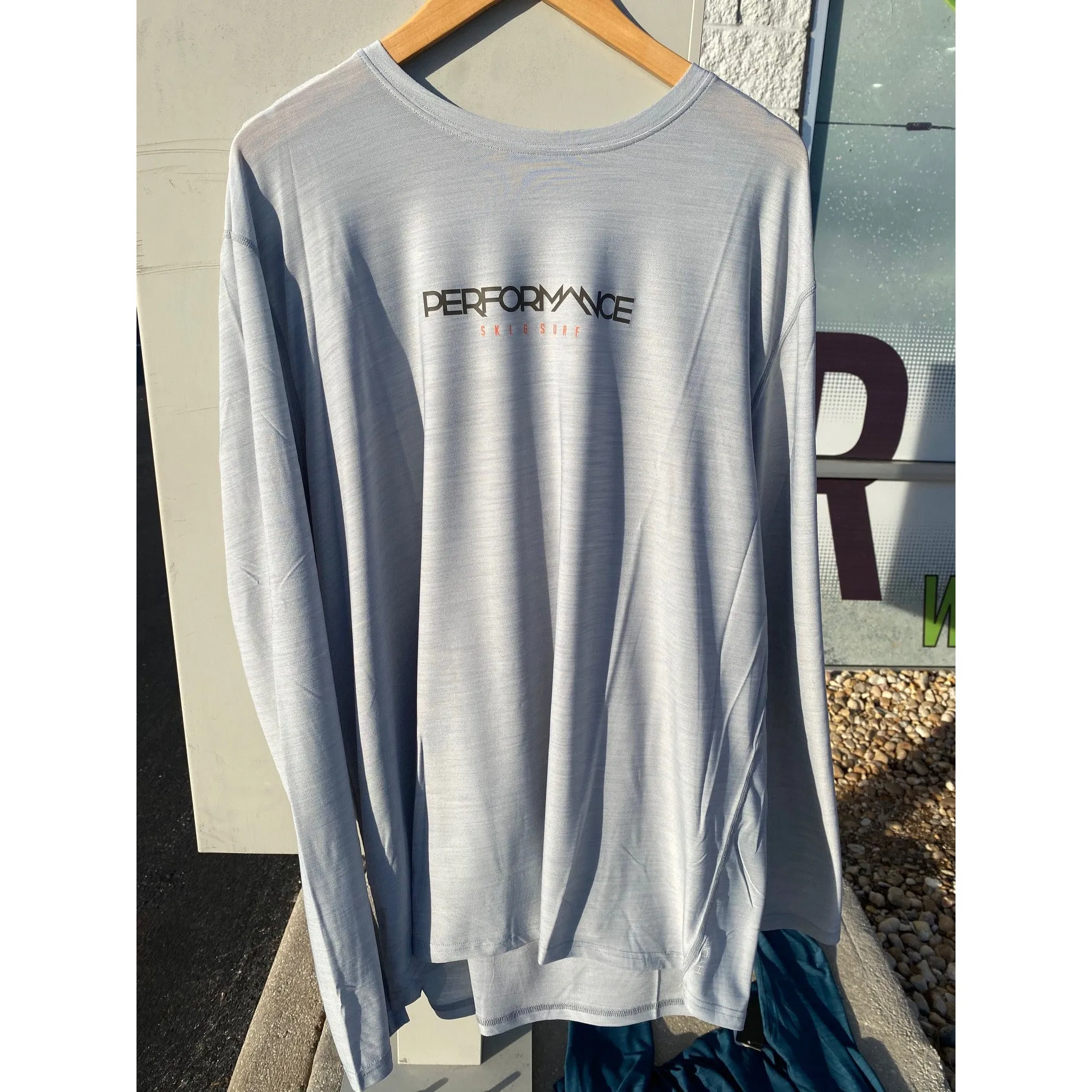 Performance Sessions L/S Rashguard- Light Grey