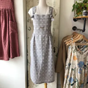 Pillar by Allison Wonderland // Haru Overall Dress Silver